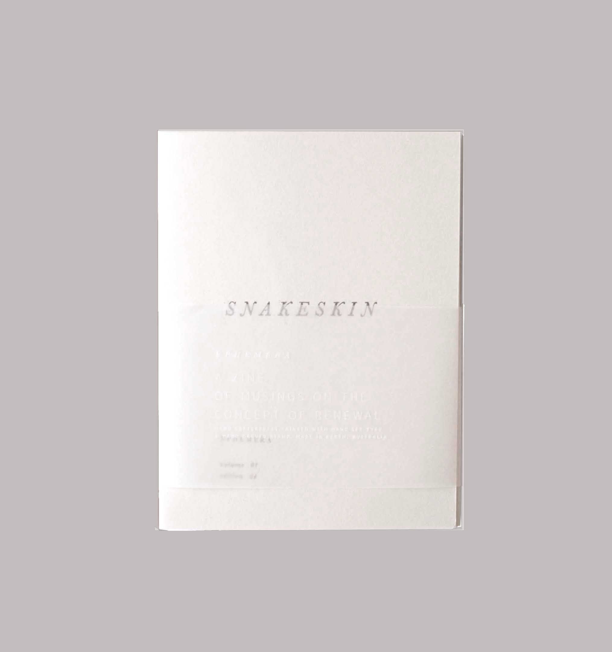 SNAKESKIN : VOL 1 : EDITION 4