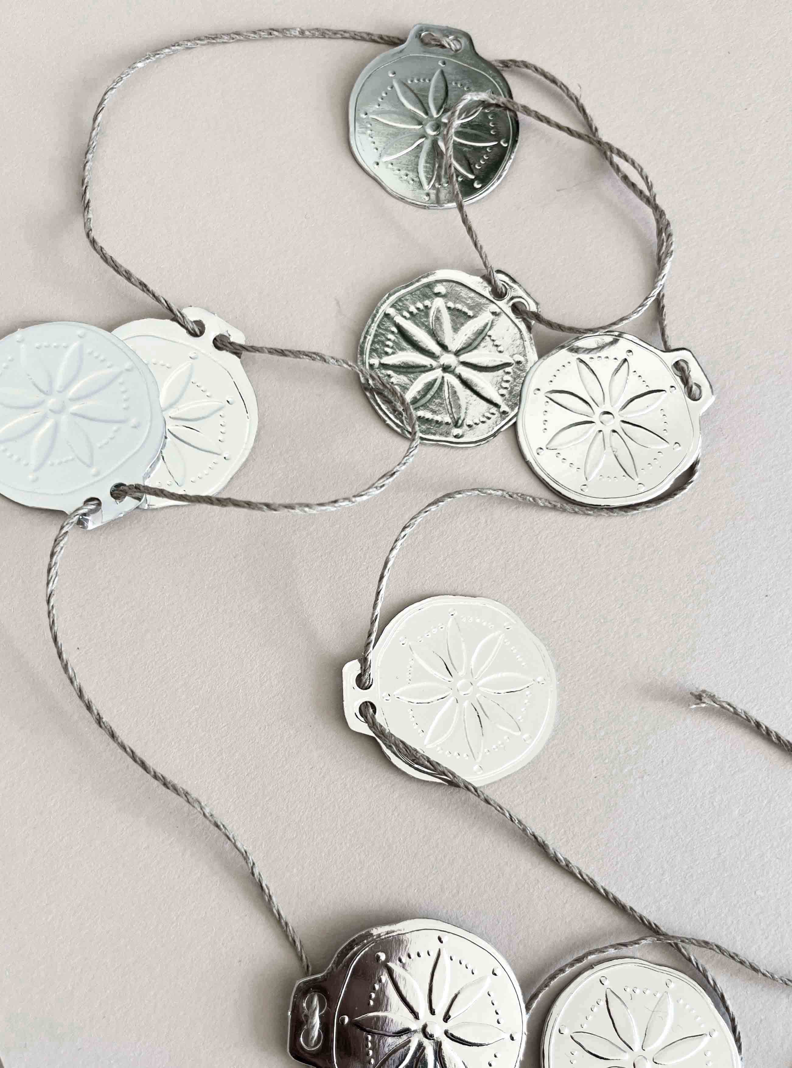 Silver Coins Bunting / Garland