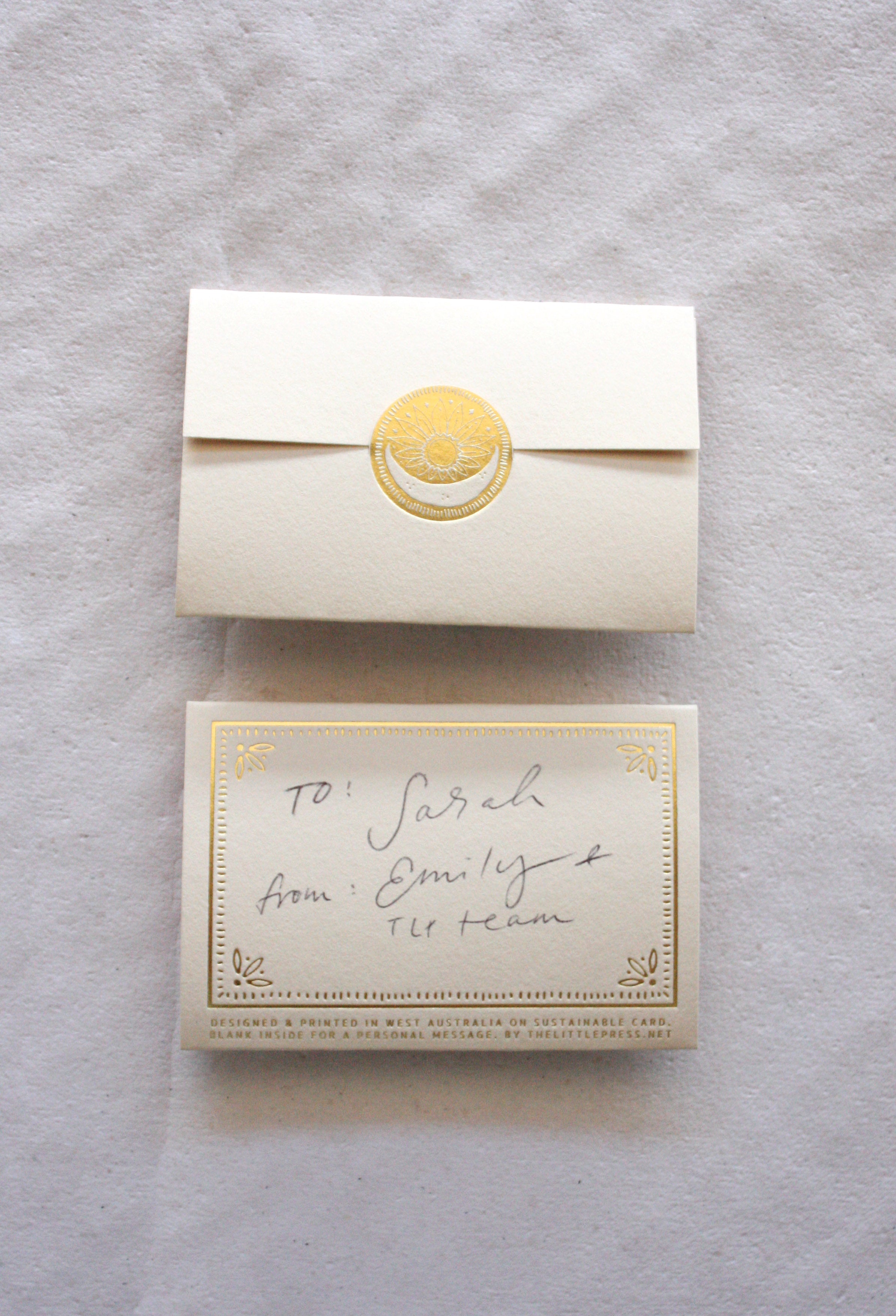 Sun & Moon Notelet