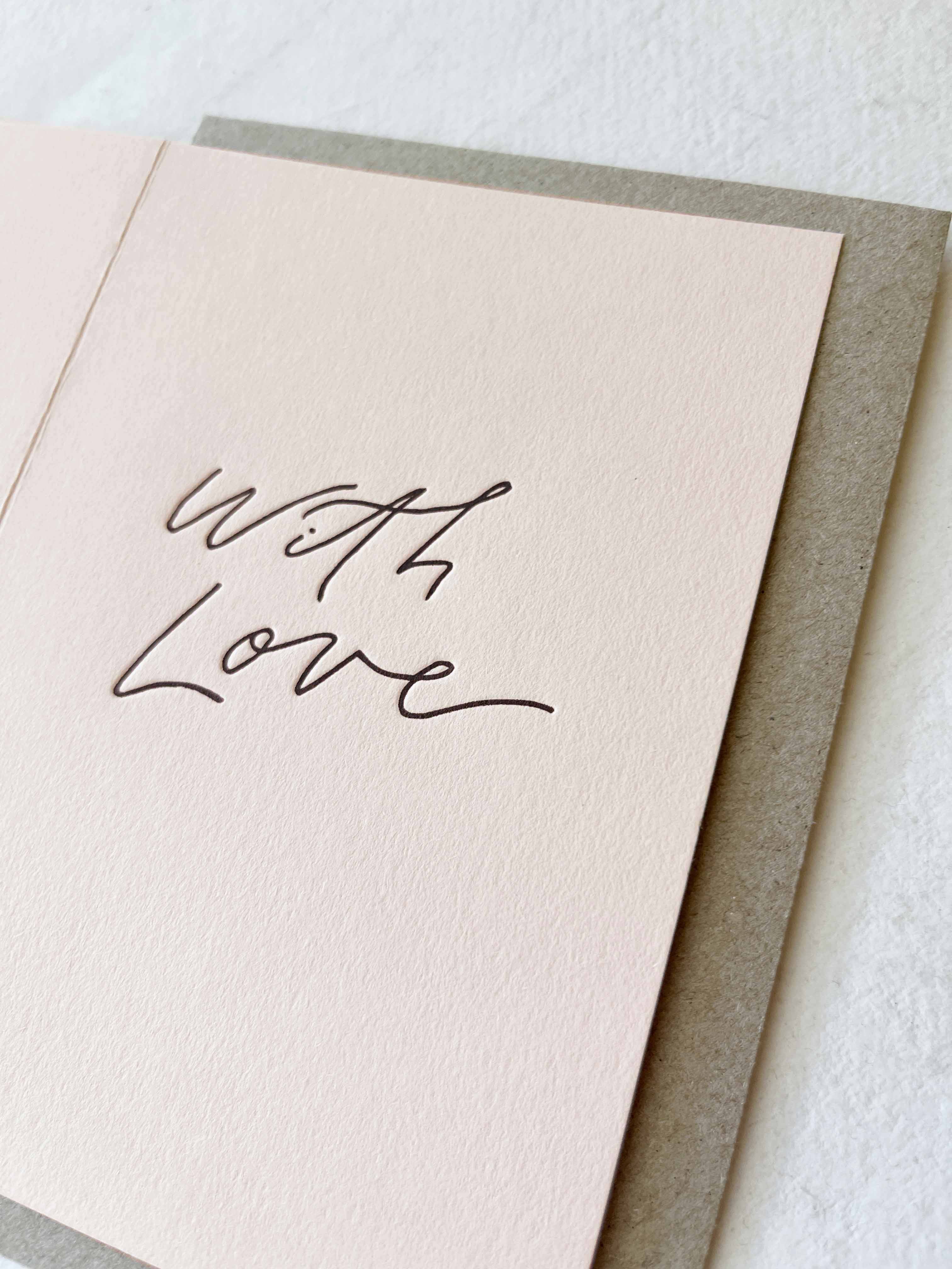 With Love -regular card