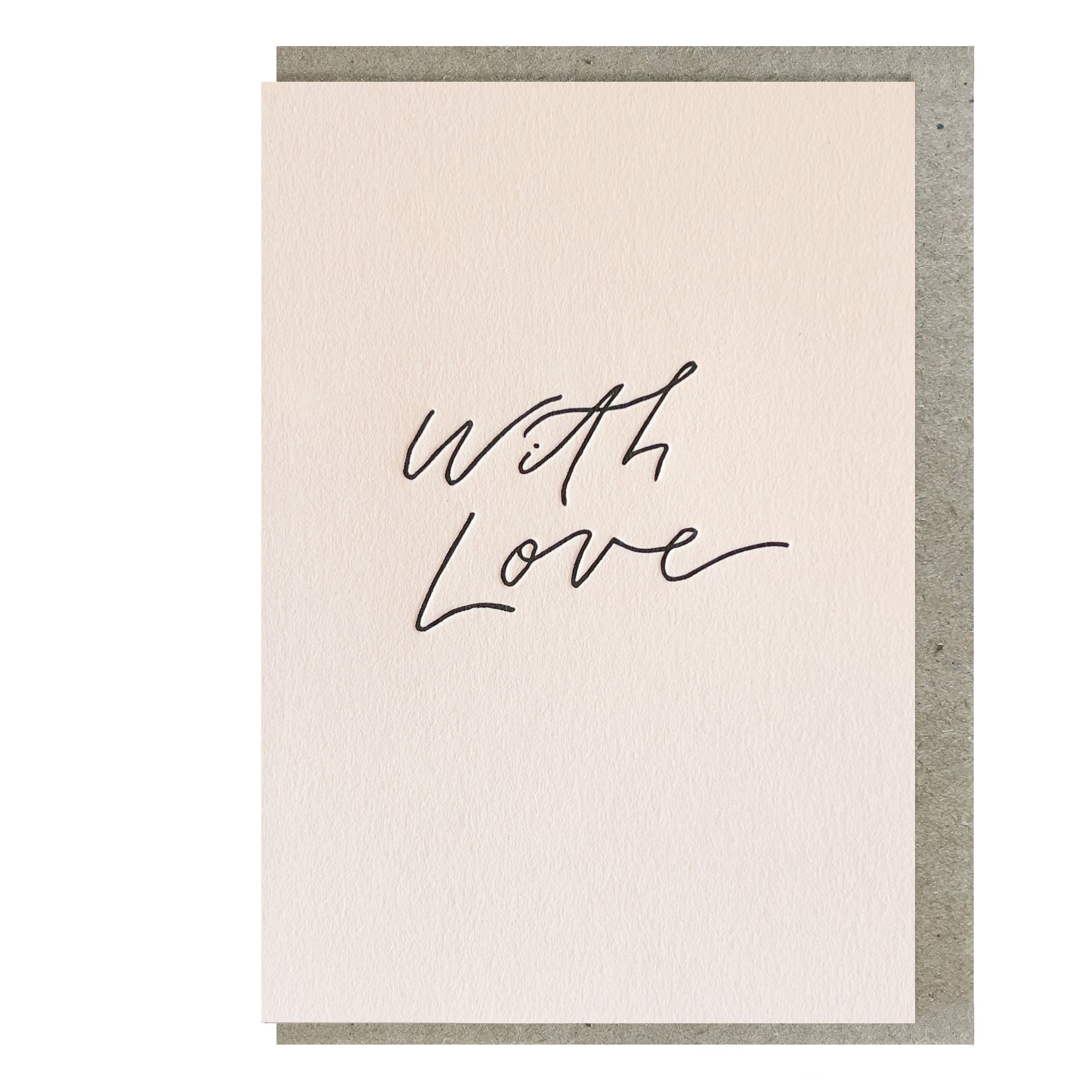 With Love -regular card