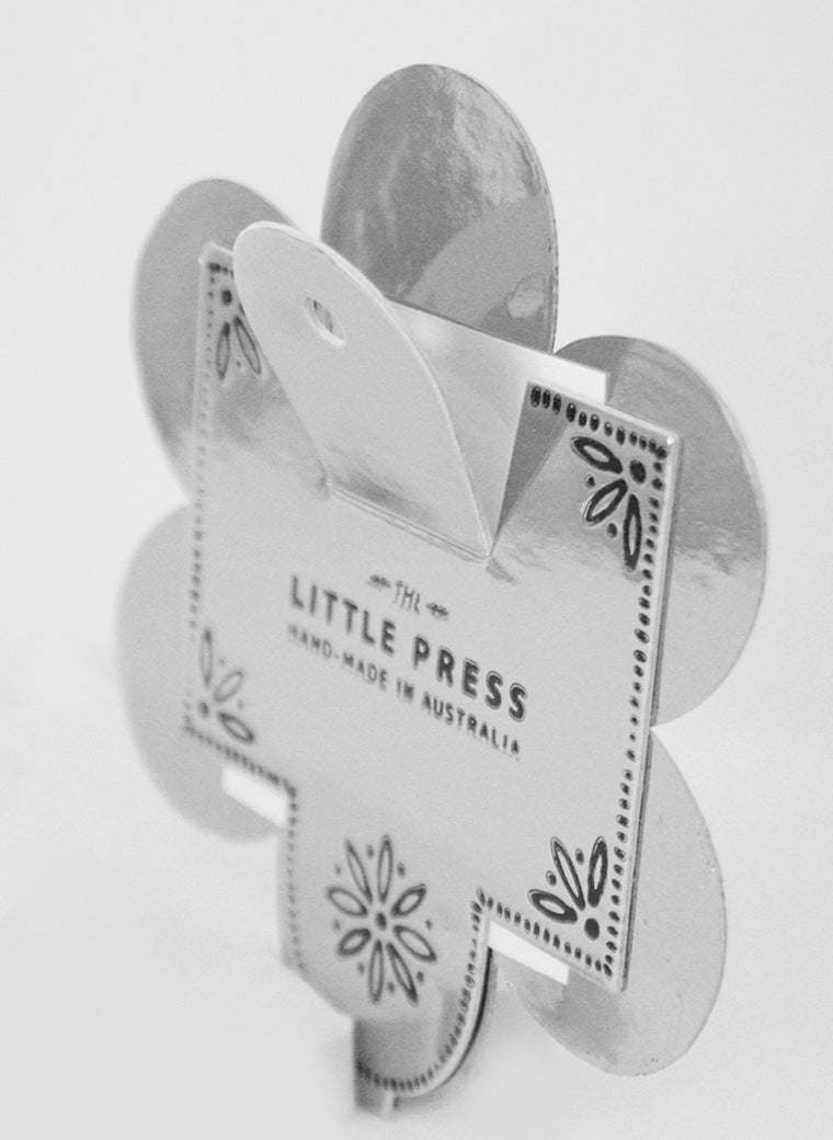 Faux Tin ~ Flower Frame ~ limited edition Silver