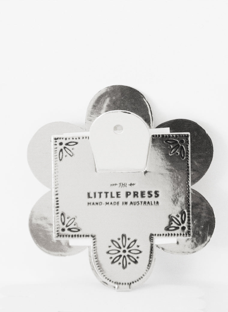 Faux Tin ~ Flower Frame ~ limited edition Silver