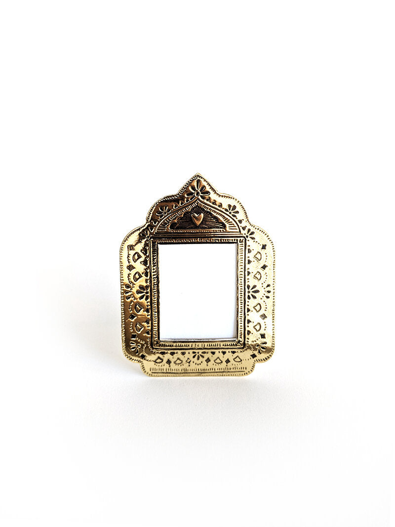 The Little Press Small Faux Tin Frame - Gold – Beautyhabit